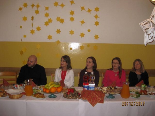Wieczór wigilijny w Internacie    